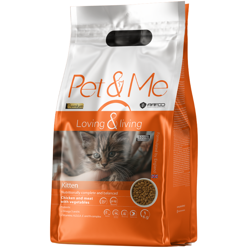 غذای کیتن - طعم مرغ و گوشت با سبزیجات